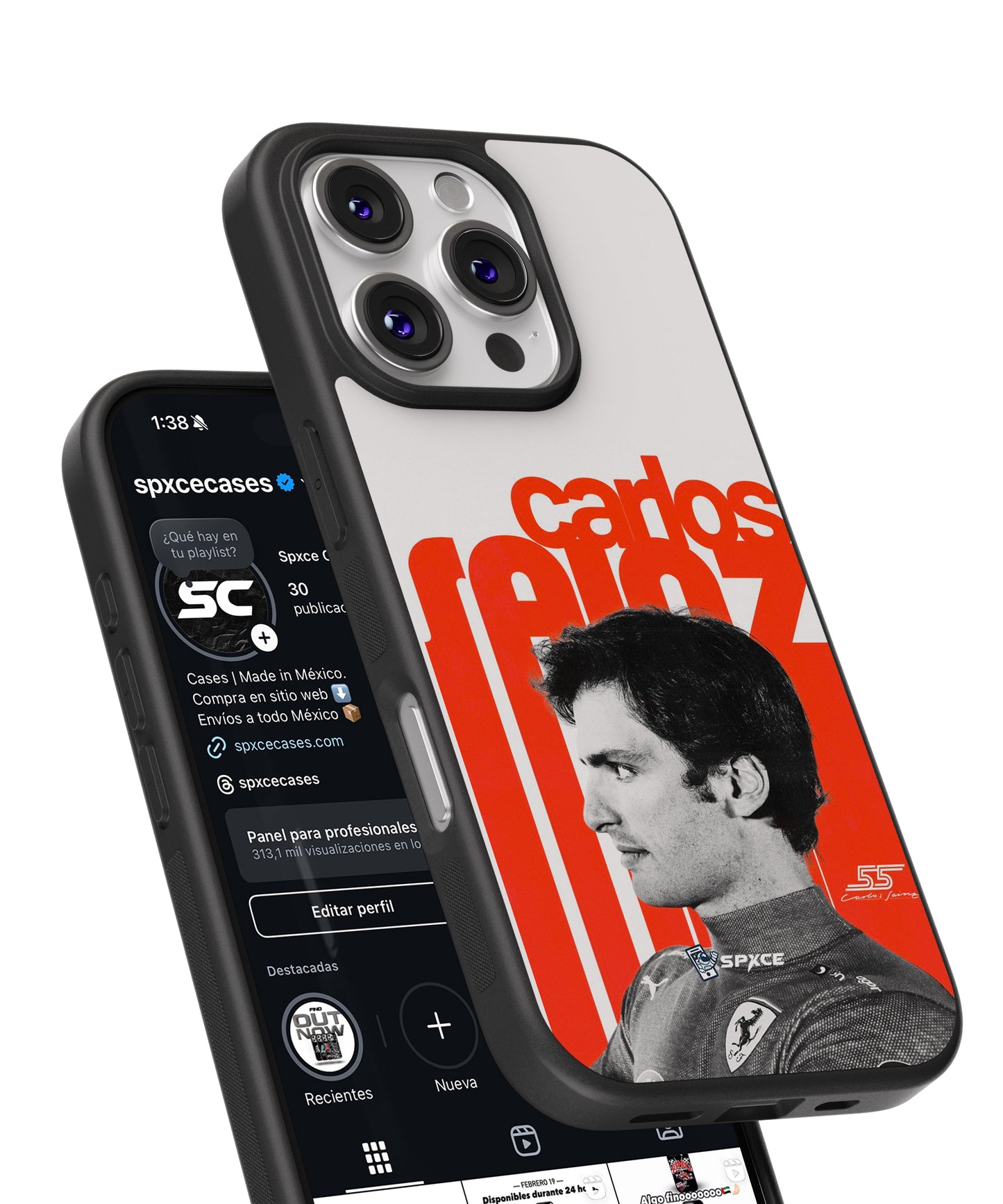 Funda Case Carlos Sainz Formula 1