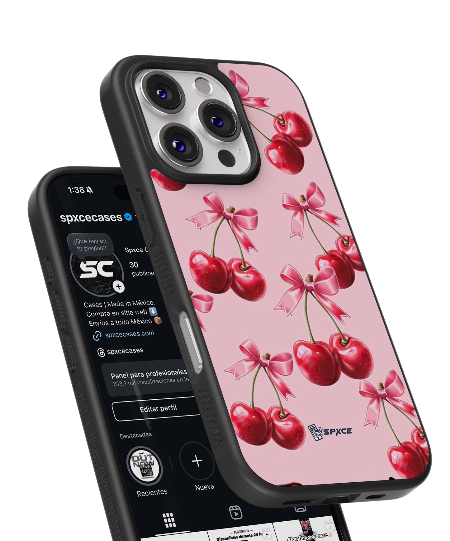 Funda Case Cherry y Moños