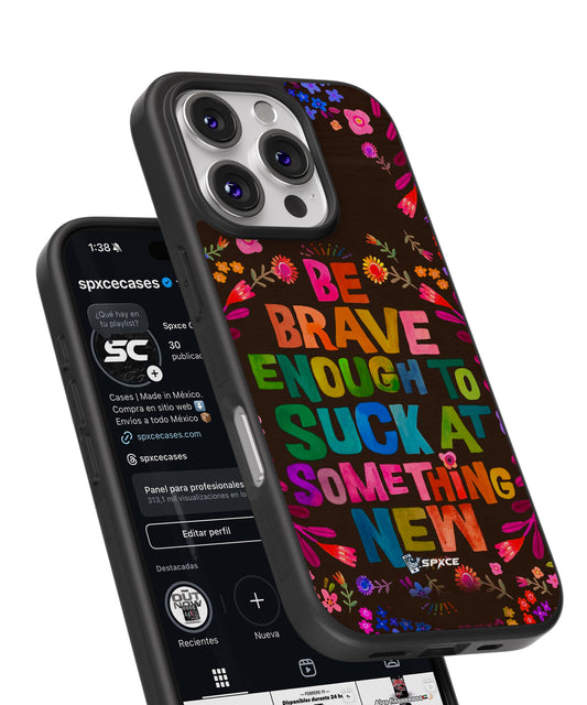 Funda Case Be Brave Girl