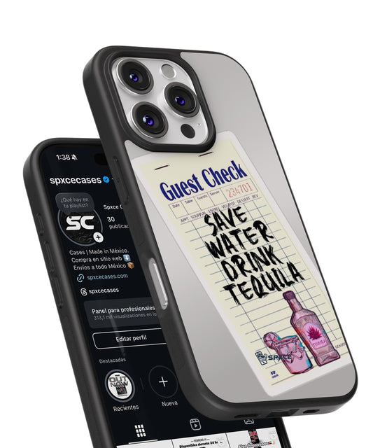 Funda Case Save Water, drink Tequila