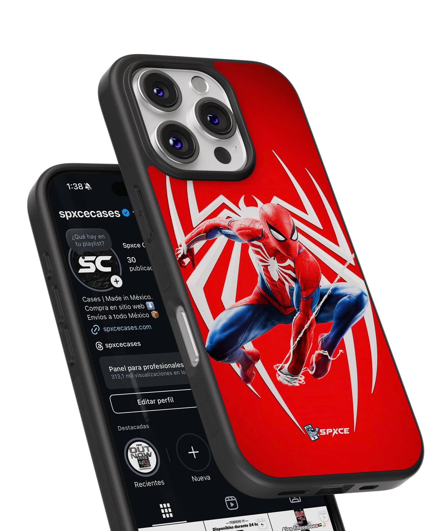 Funda Case Spiderman Super héroe