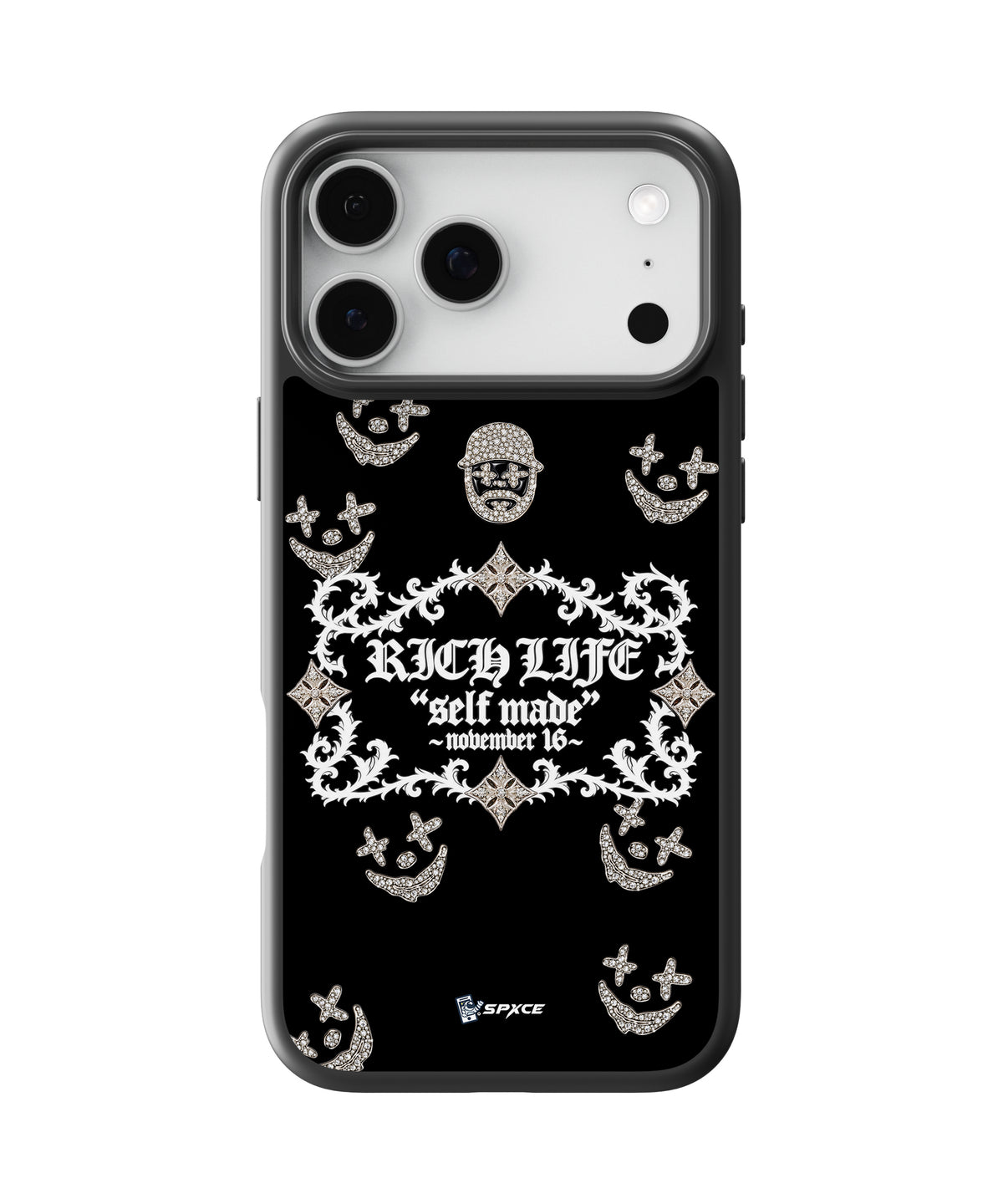 Funda Case Barbas Hats x Rico o Muerto "Rich Life Black"