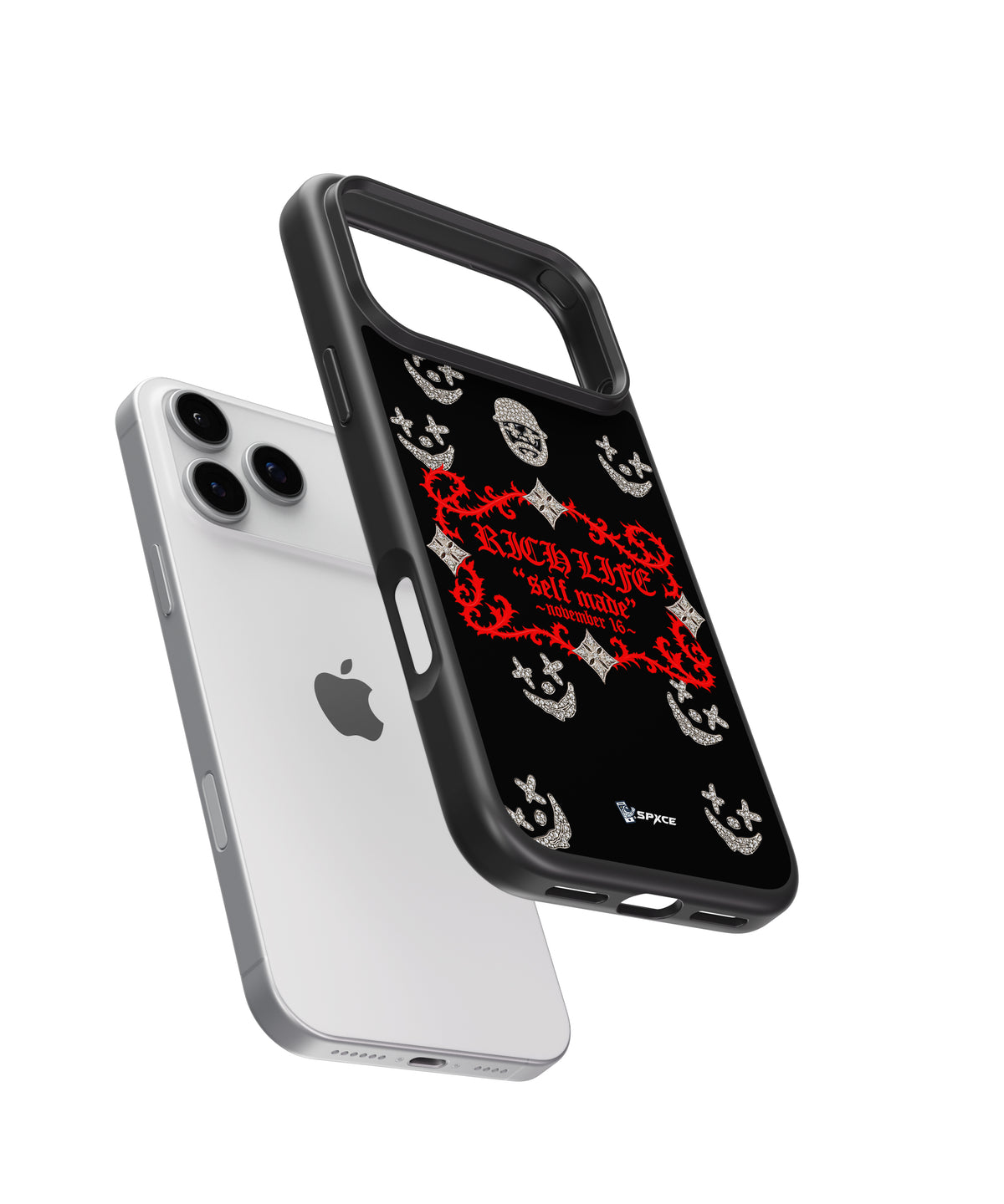 Funda Case Barbas Hats x Rico o Muerto "Rich Life Red"