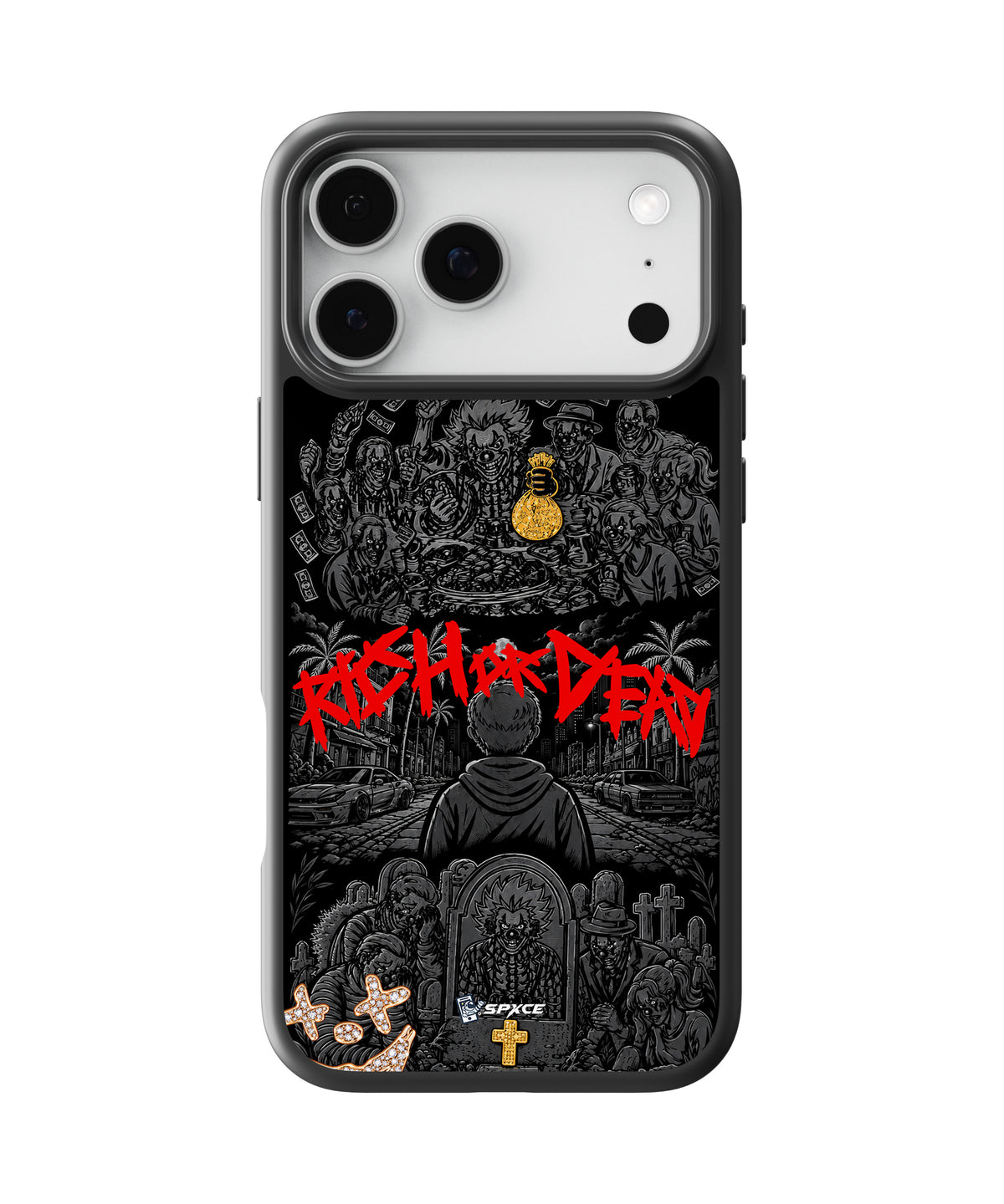 Funda Case Barbas Hats x Rico o Muerto "Rich Or Dead"