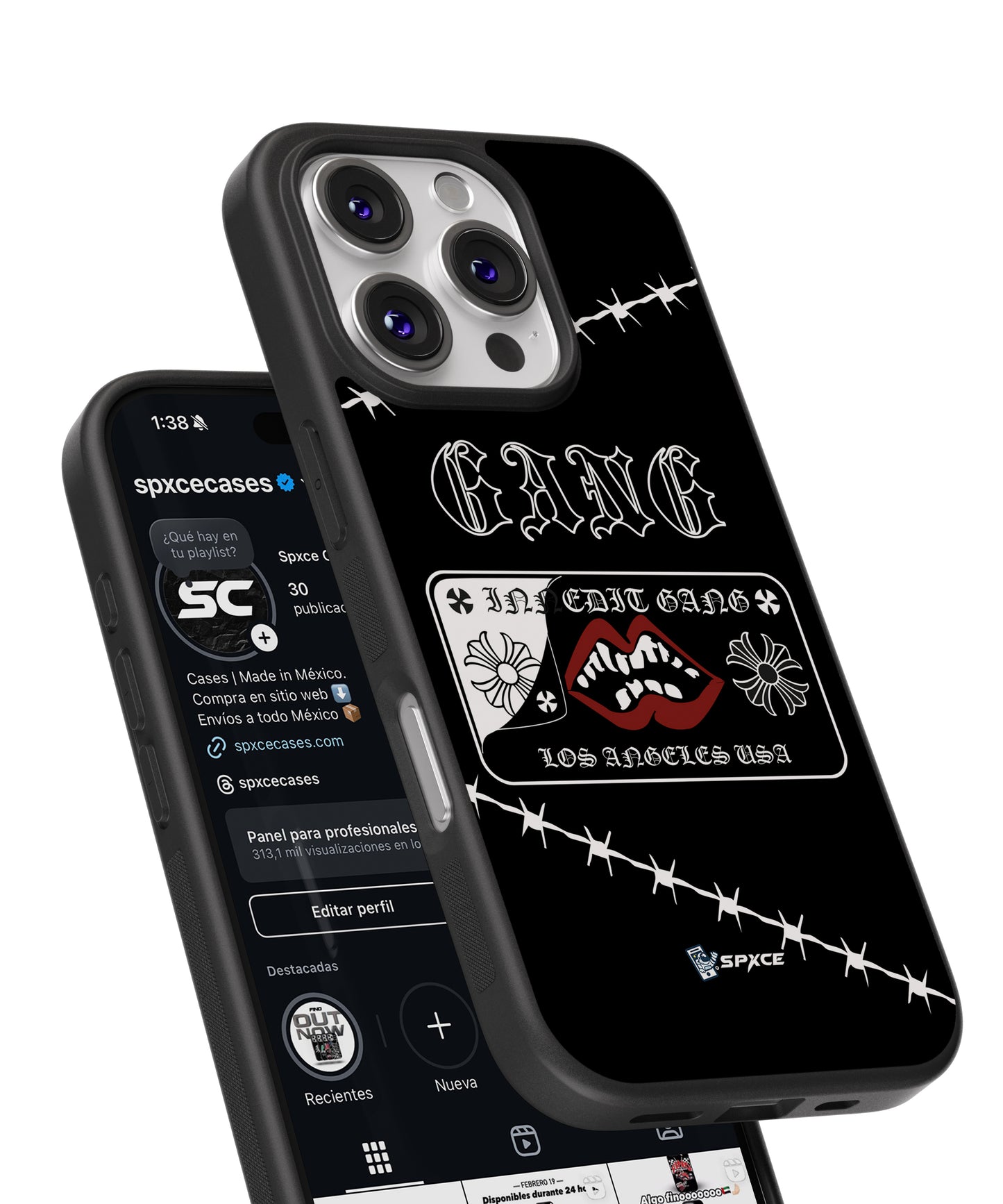 Funda Case INNEDIT "Gang Chrome"