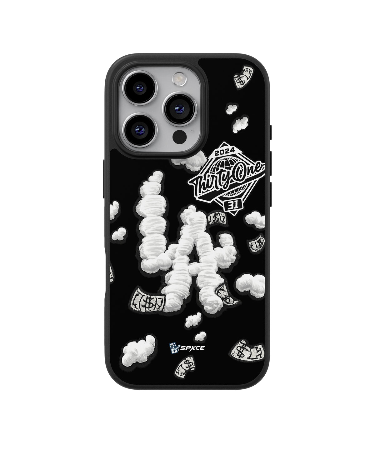 Funda Case 31 hats "LA Money On Cloud Black" Thirty One hats