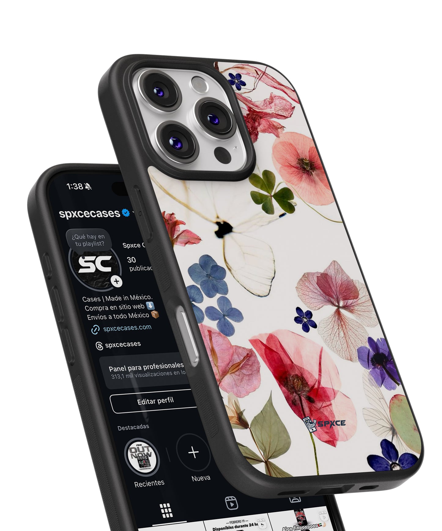Funda Case Pressed Flowers