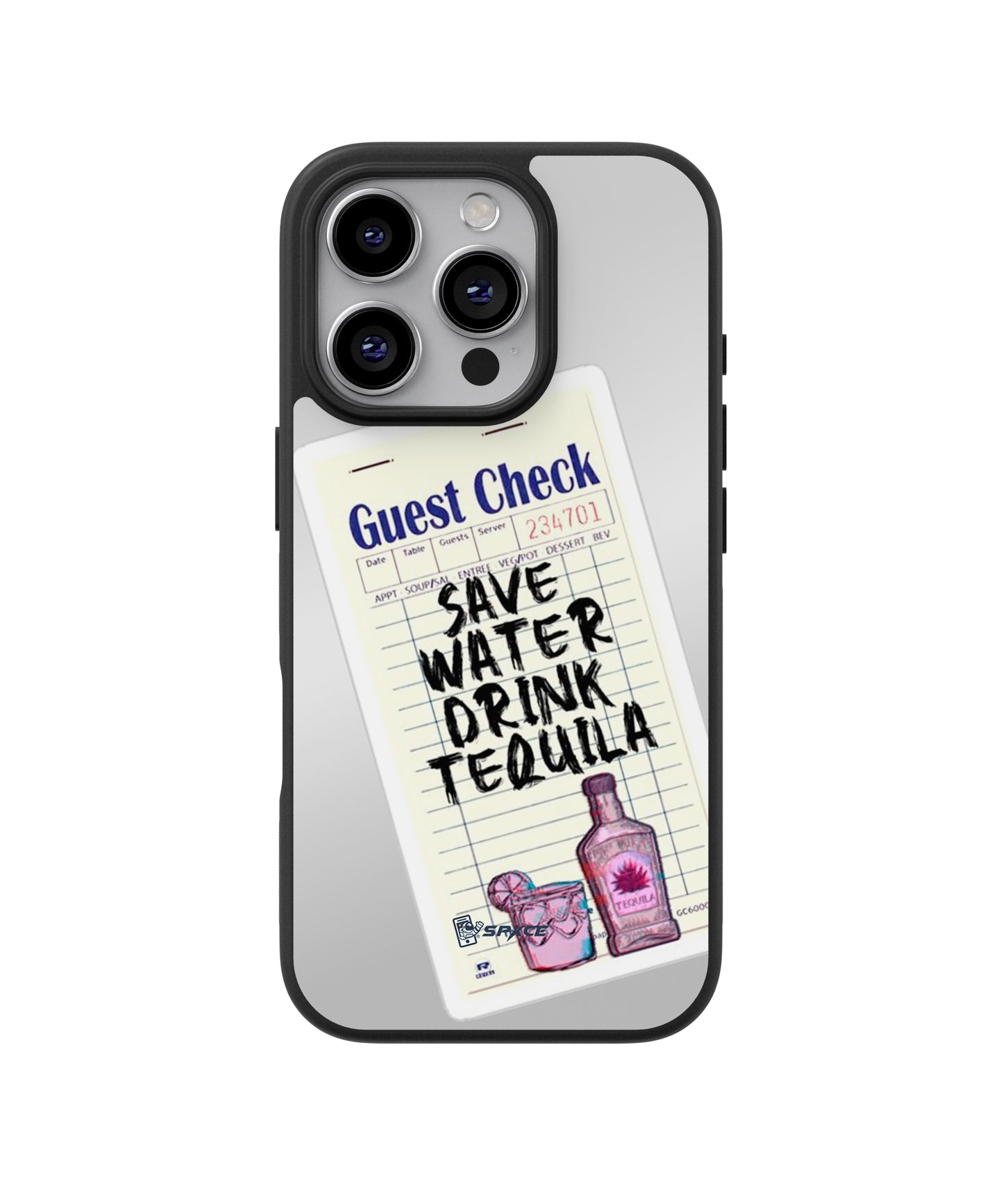 Funda Case Save Water, drink Tequila