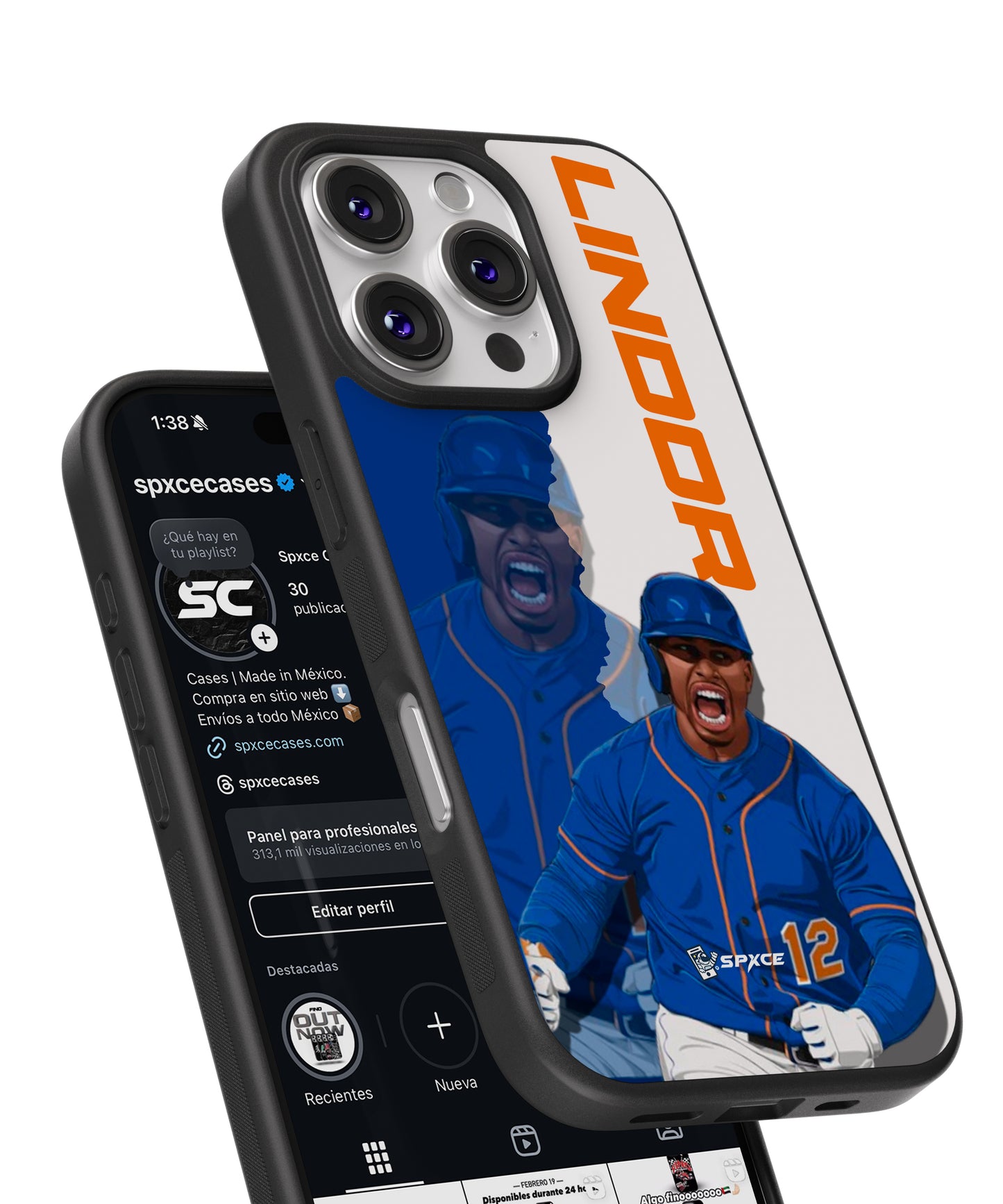 Funda Case Francisco Lindor MLB Béisbol New York Mets