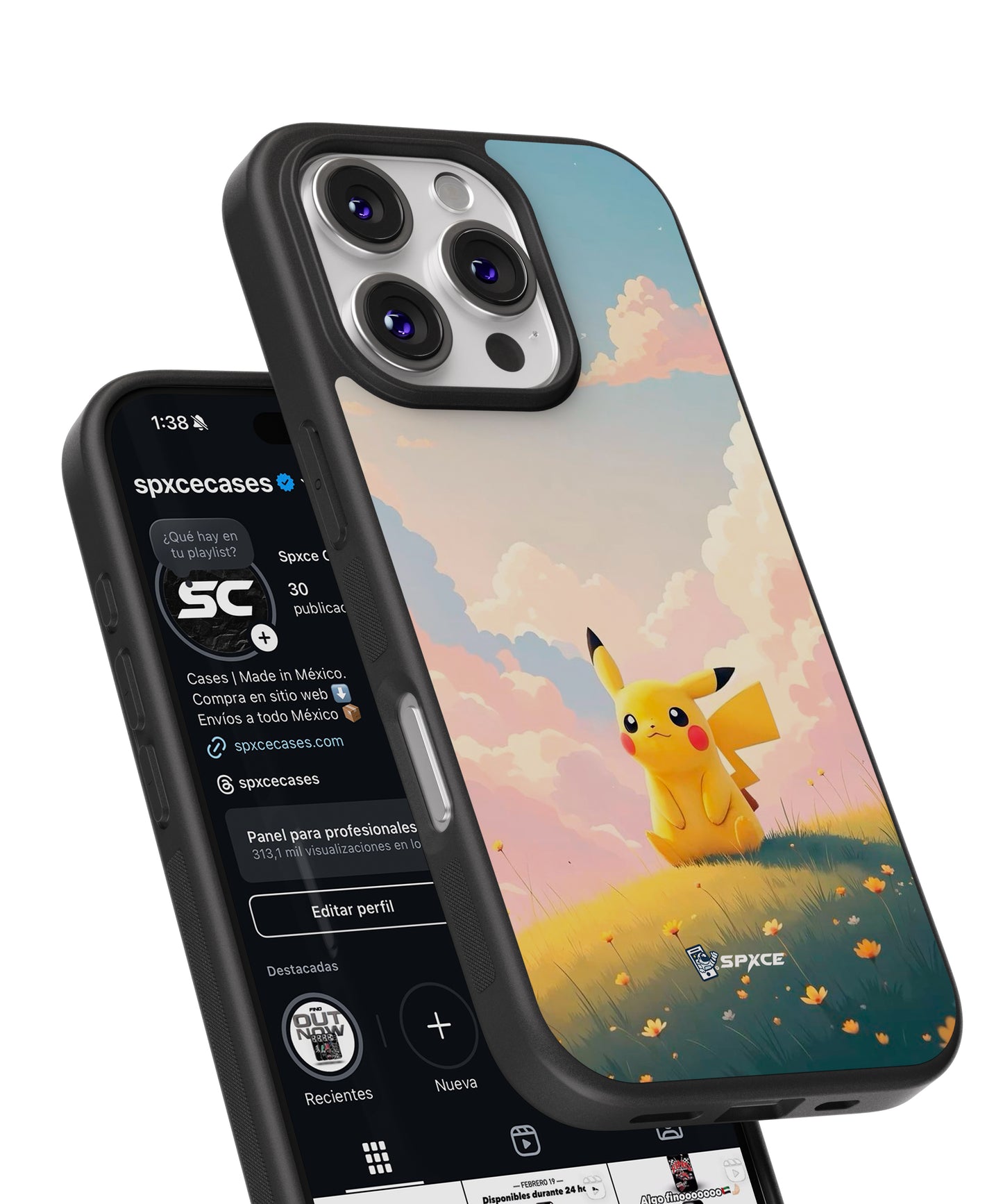 Funda Case Pikachu natural