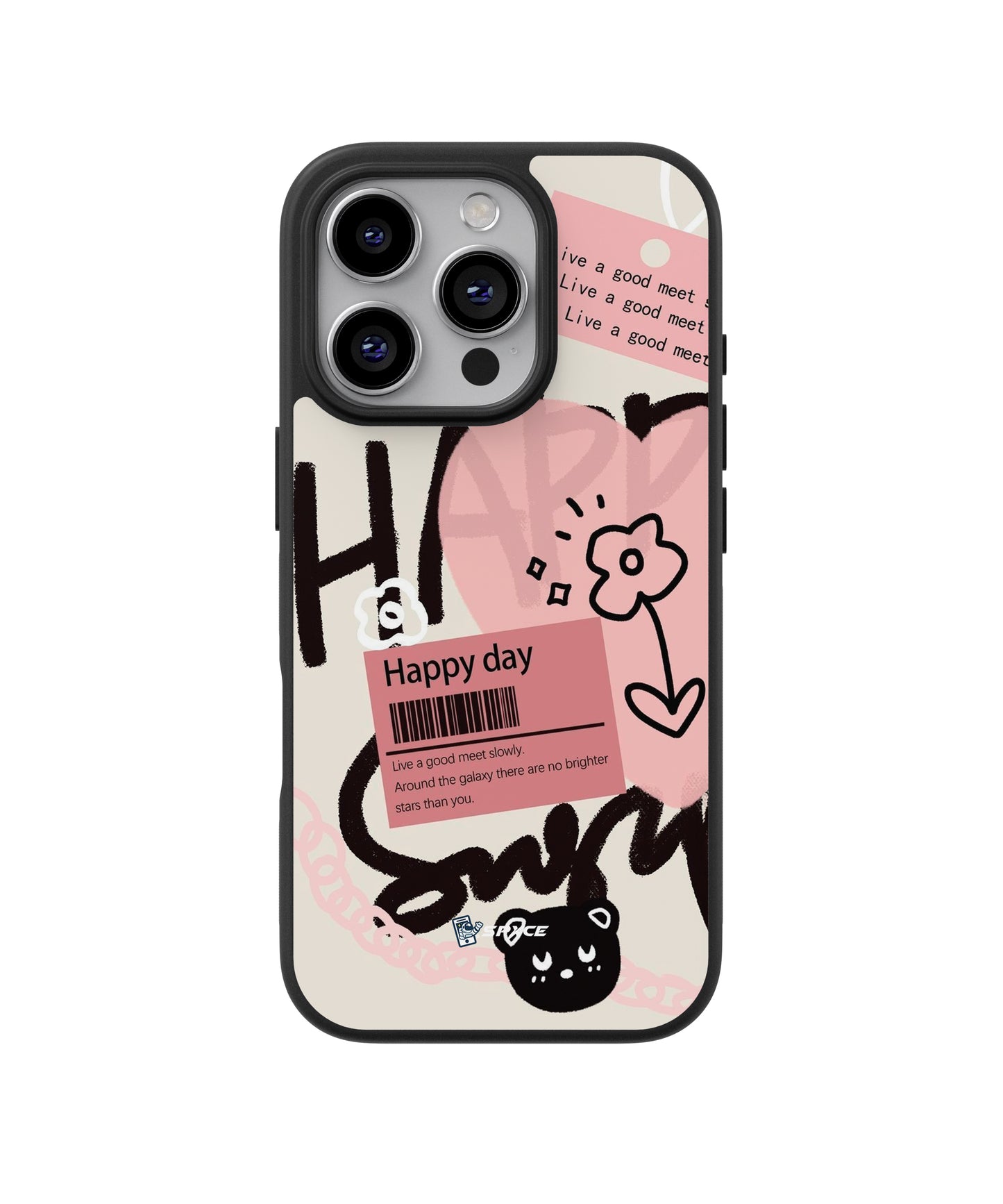 Funda Case Happy day Pink