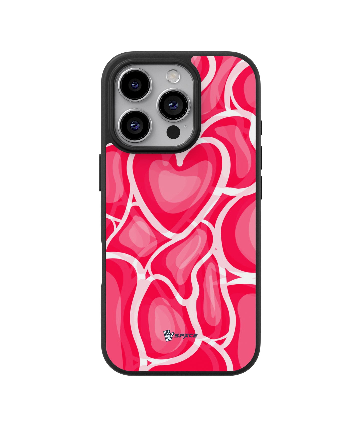 Funda Case Corazones Rosas Derretidos