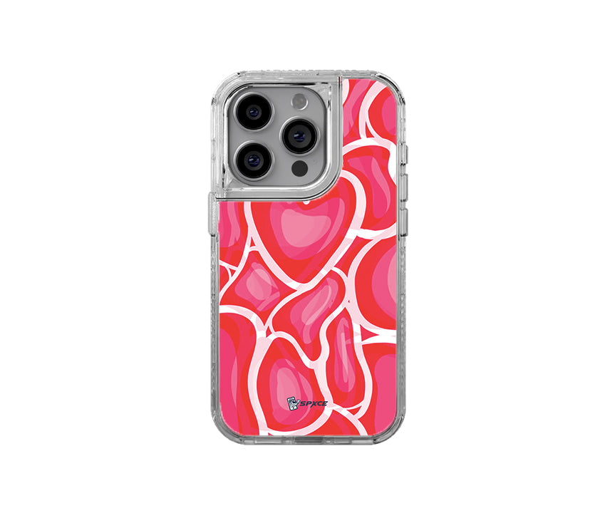 Funda Case Corazones Rosas Derretidos