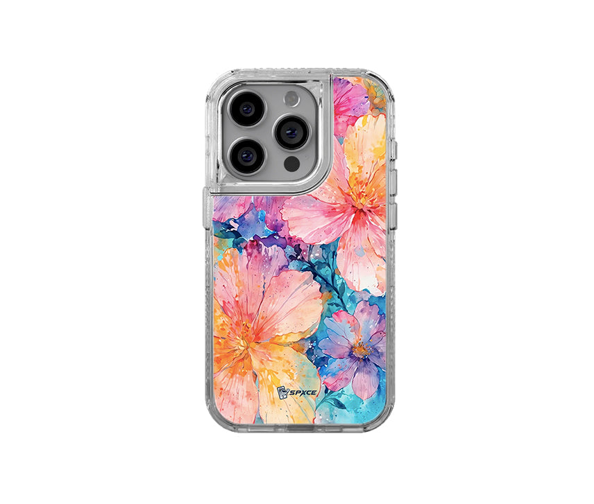 Funda Case Water color fleurs