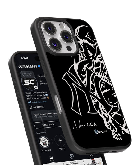 Funda Case Dandy Hats "New York Skeleton" Black dh