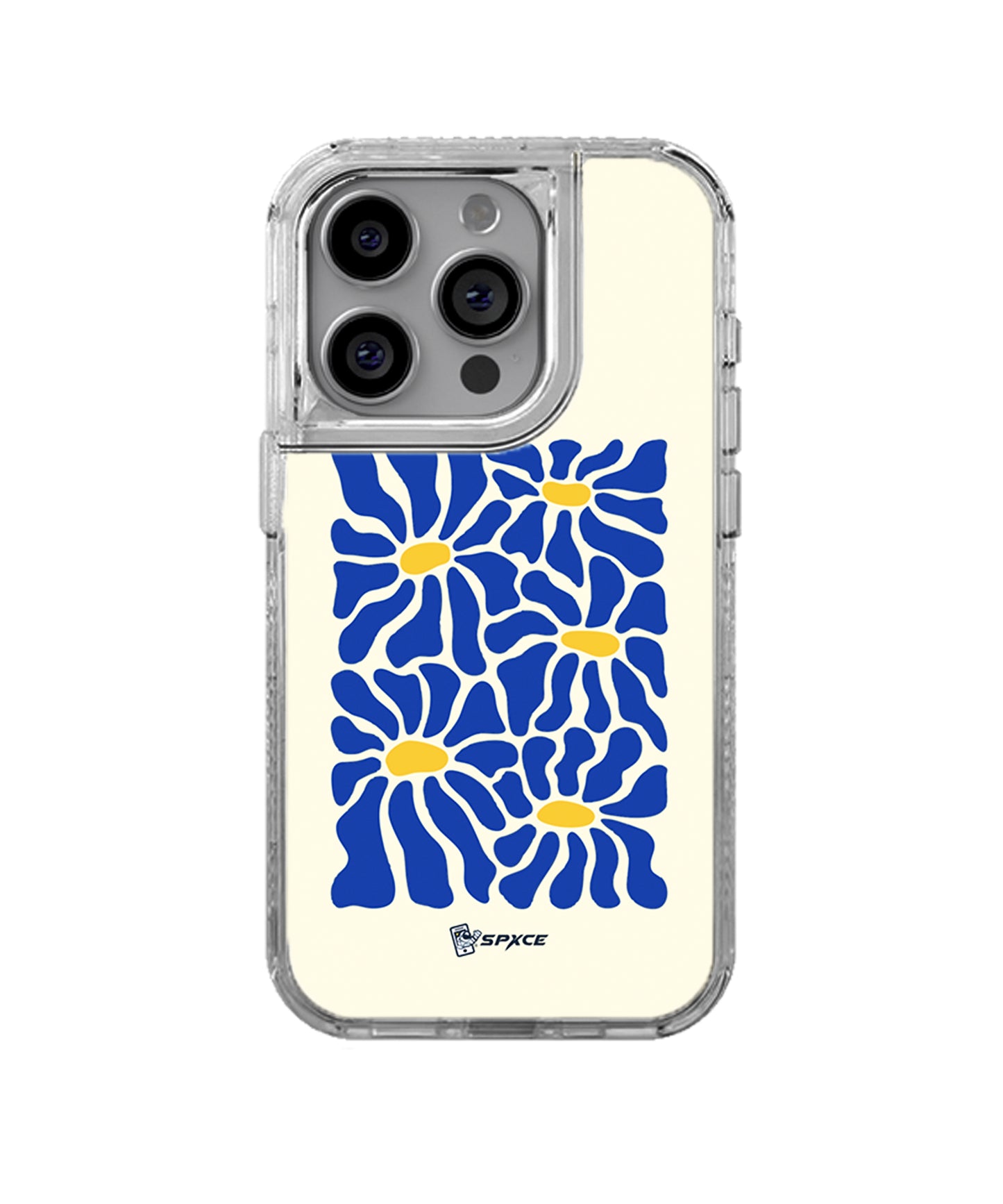 Funda Case Uso Rudo Blue flowers