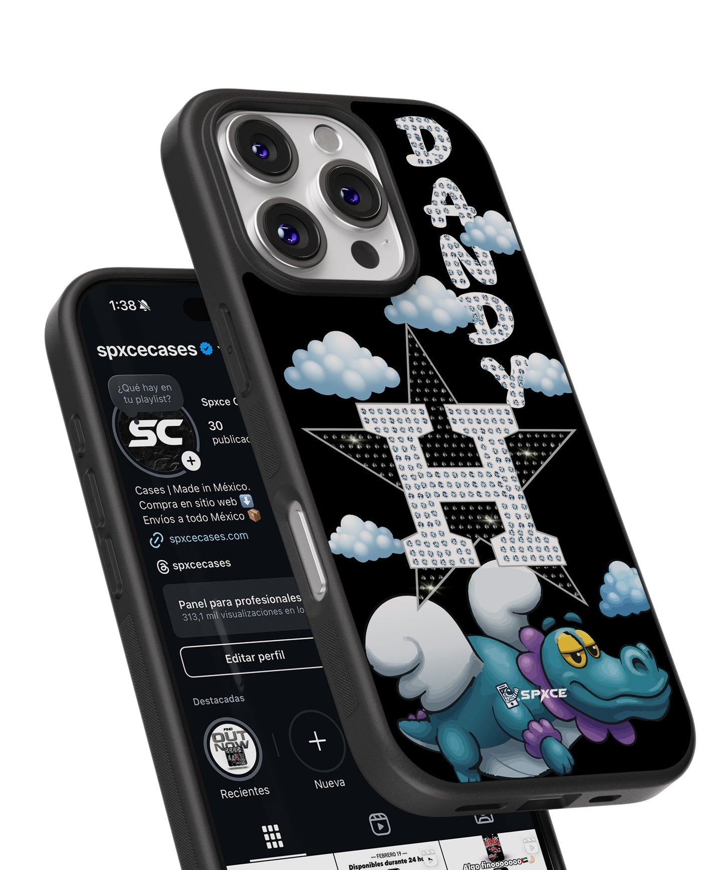Funda Case Dandy Hats x Junior H "Dias Nublados" Dh