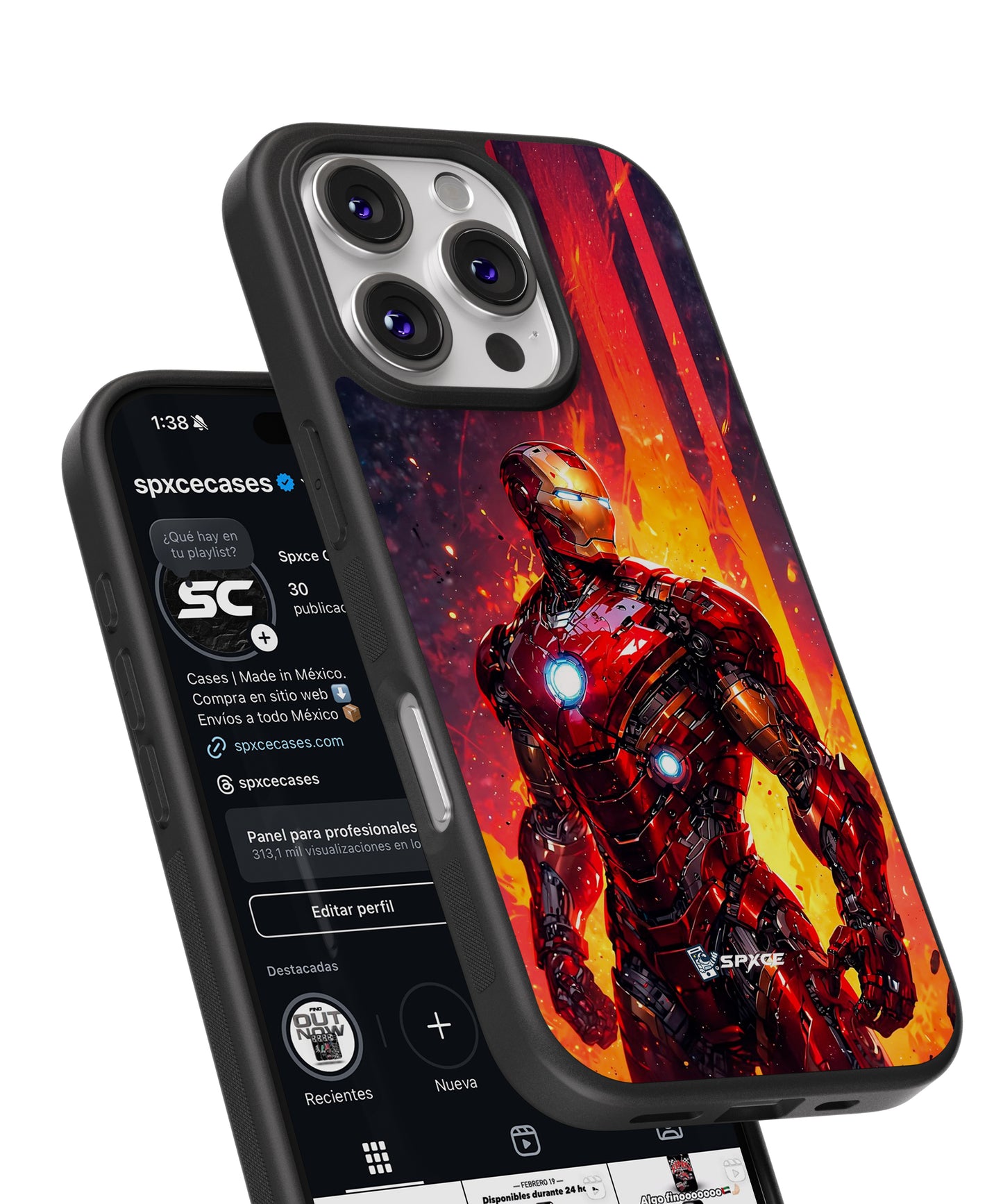 Funda Case Iron man