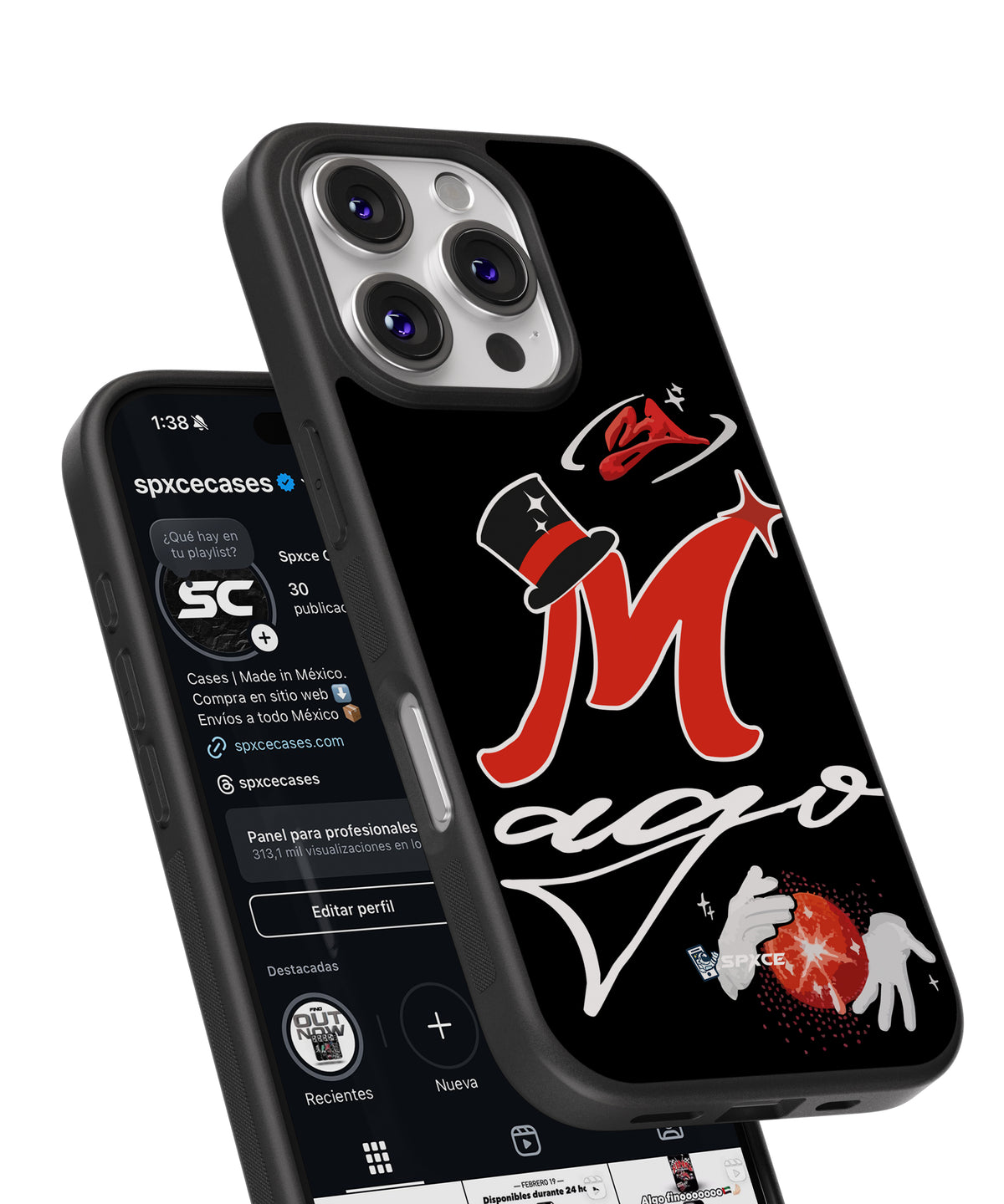 Funda Case 31 hats "El Mago Rojo" Thirty One hats