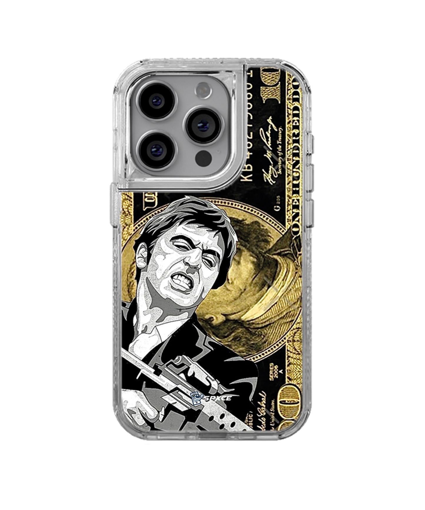 Funda Case Uso Rudo Scarface Gold Dollar