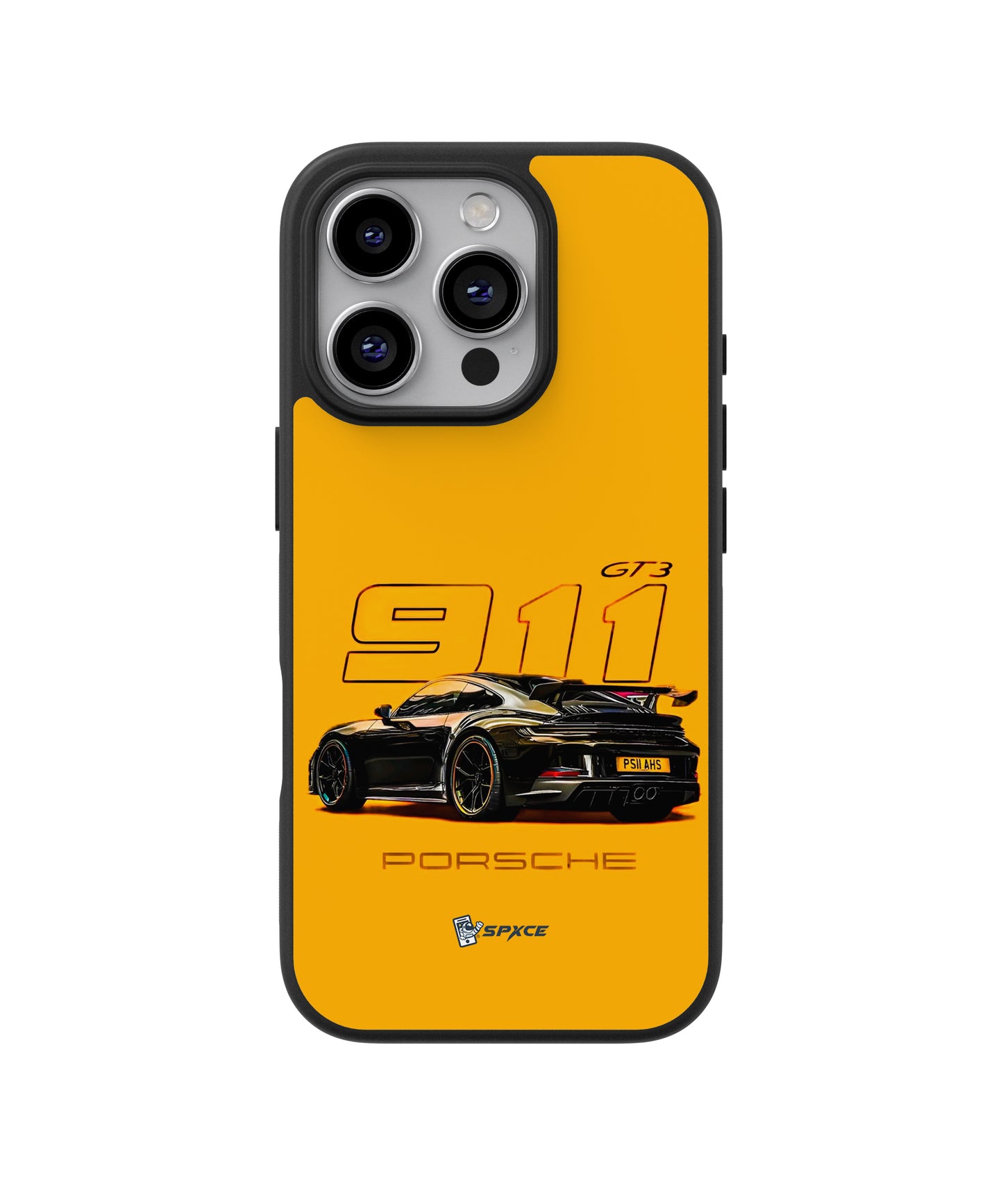Funda Case Porsche 911 Amarillo