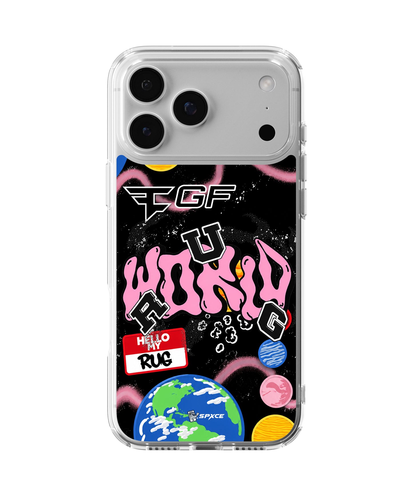 Funda Case Uso Rudo Fino x Faze Rug "Rug World"