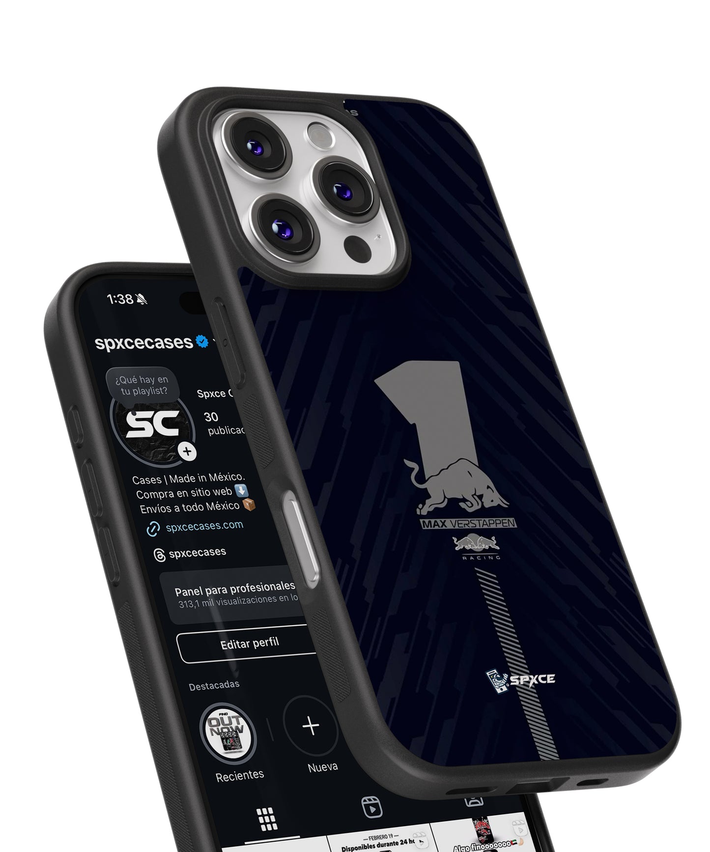 Funda Case Max Verstappen 1 Blue 6 Grey