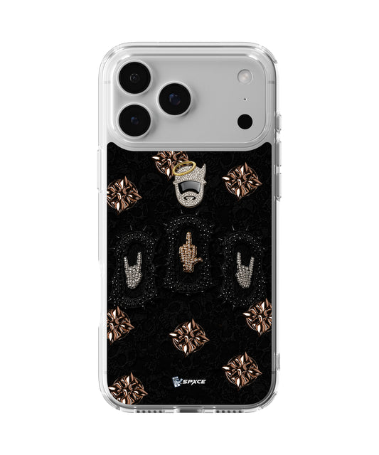 Funda Case Uso Rudo Barbas Hats "BBB Hand Skull"