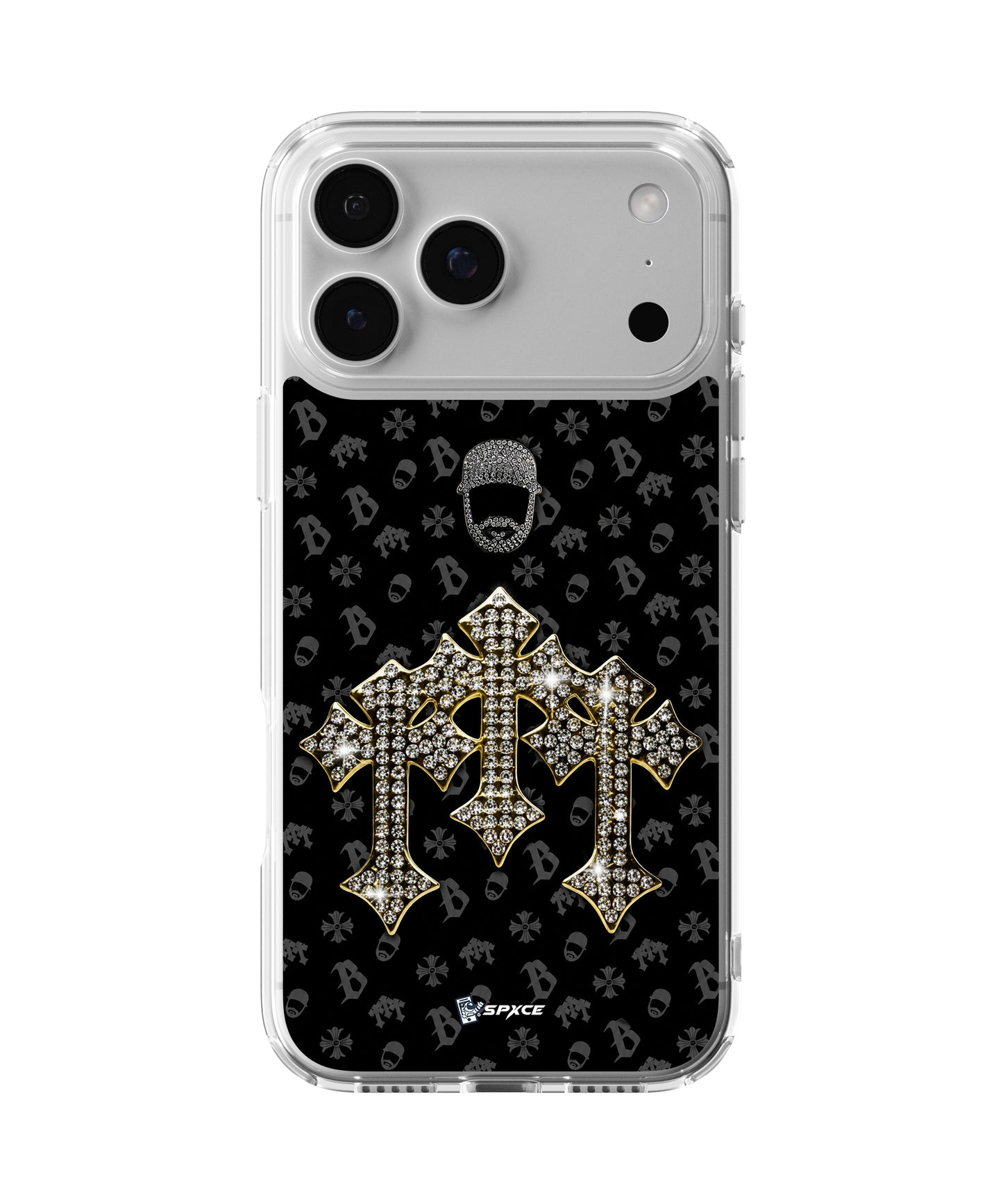 Funda Case Uso Rudo Barbas Hats "24K GOLD SWAROVSKI"