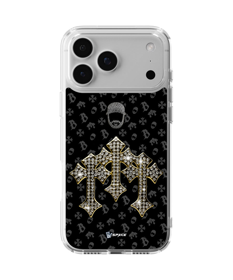 Funda Case Uso Rudo Barbas Hats "24K GOLD SWAROVSKI"