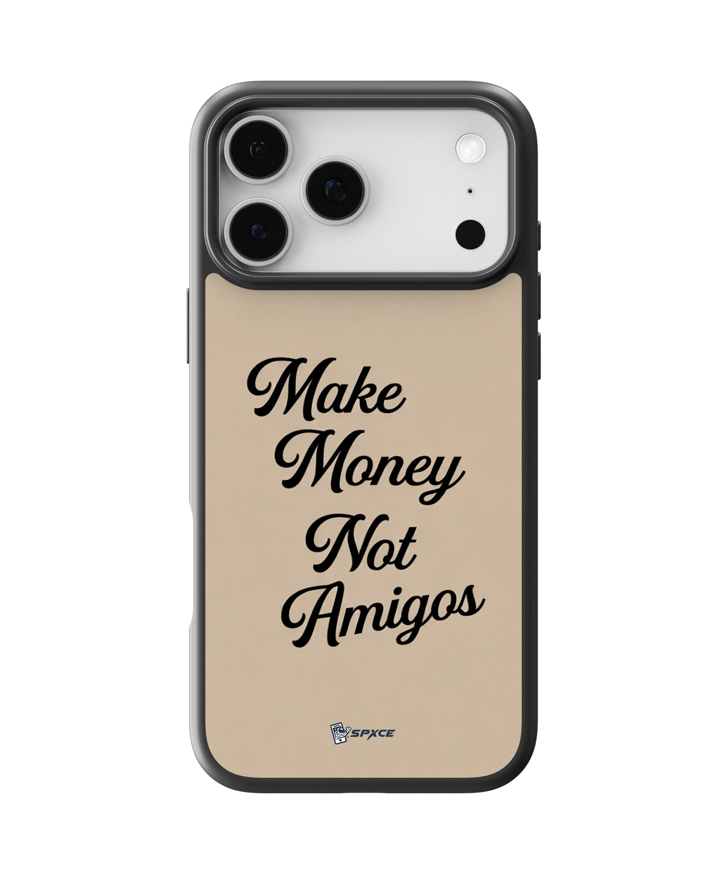 Funda Case Dandy hats "Make Money Not Amigos" Beige