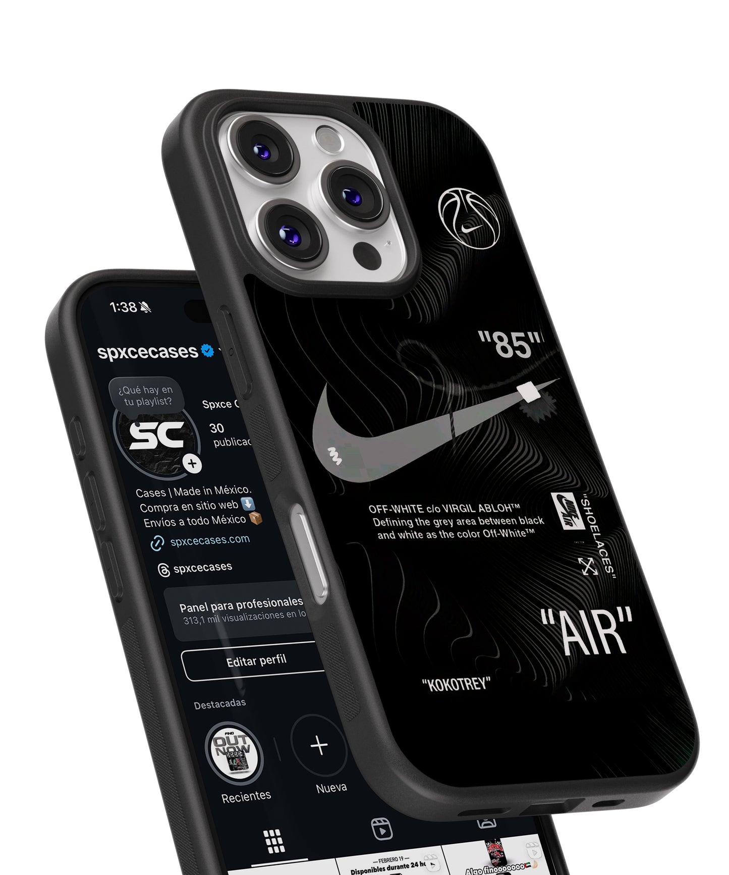 Funda Case Air Sneaker Black