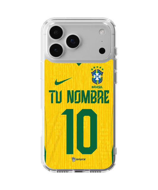 Funda Case Uso Rudo Jersey Selección Brasil 2026 Personalizada