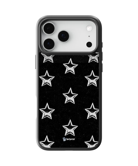 Funda Case White Stars