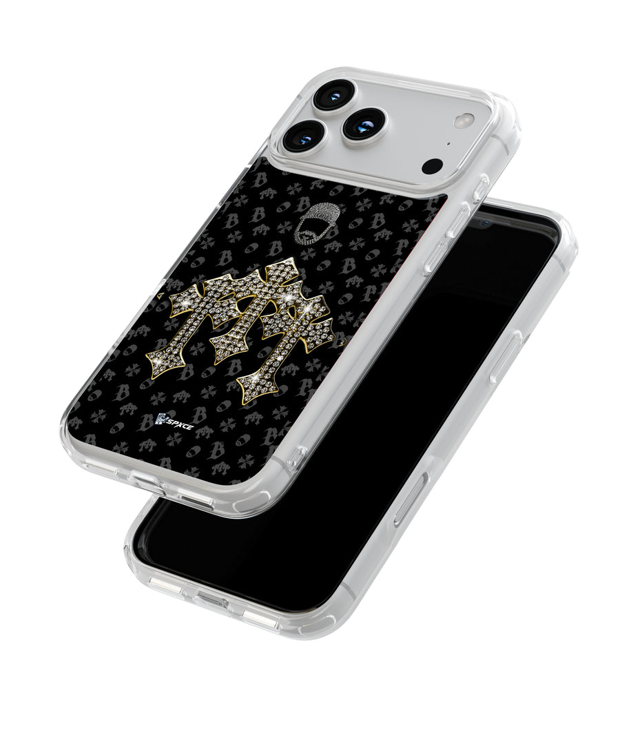 Funda Case Uso Rudo Barbas Hats "24K GOLD SWAROVSKI"