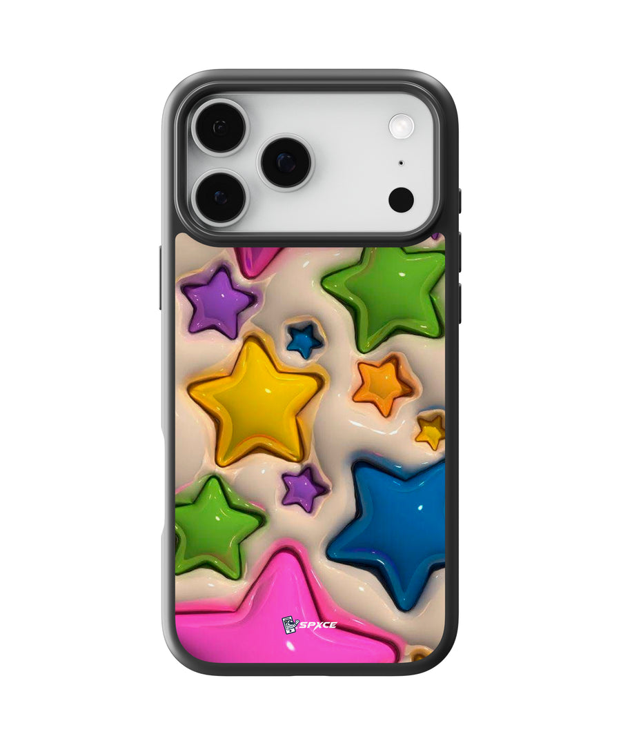 Funda Case Estrellas Arcoiris 3D