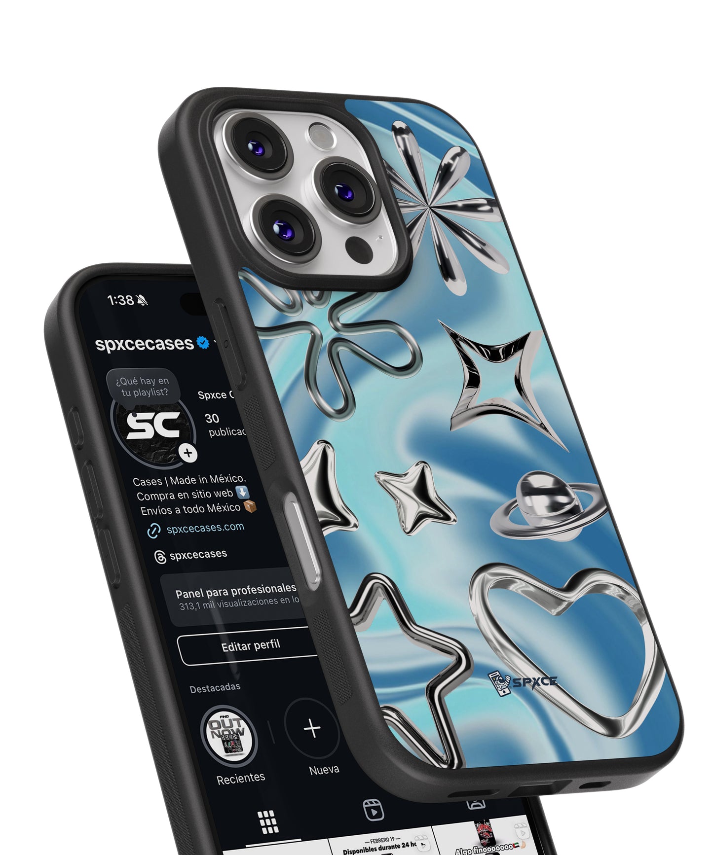 Funda Case Chrome Aura Azul