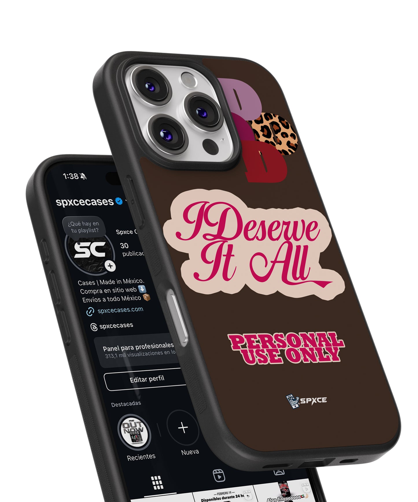 Funda Case Dandy Hats "I Deserve It All" Dh