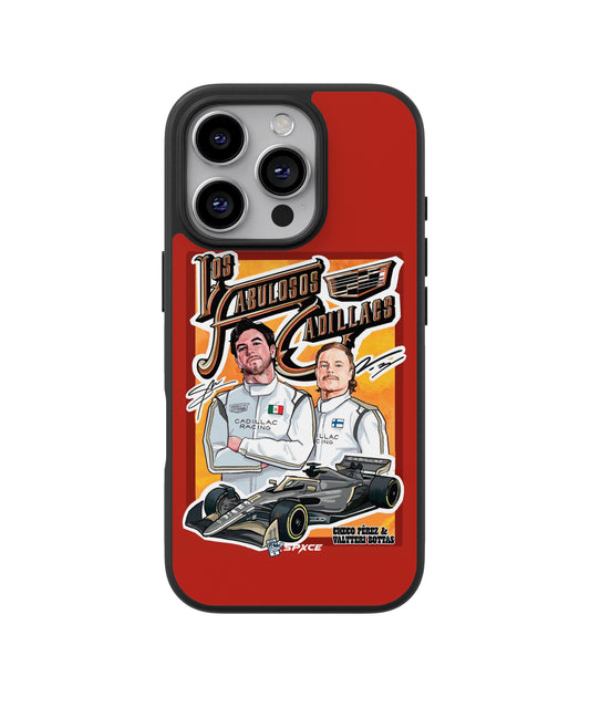 Funda Case Fabulosos Cadillacs Team F1 Checo Pérez X Valtteri Bottas