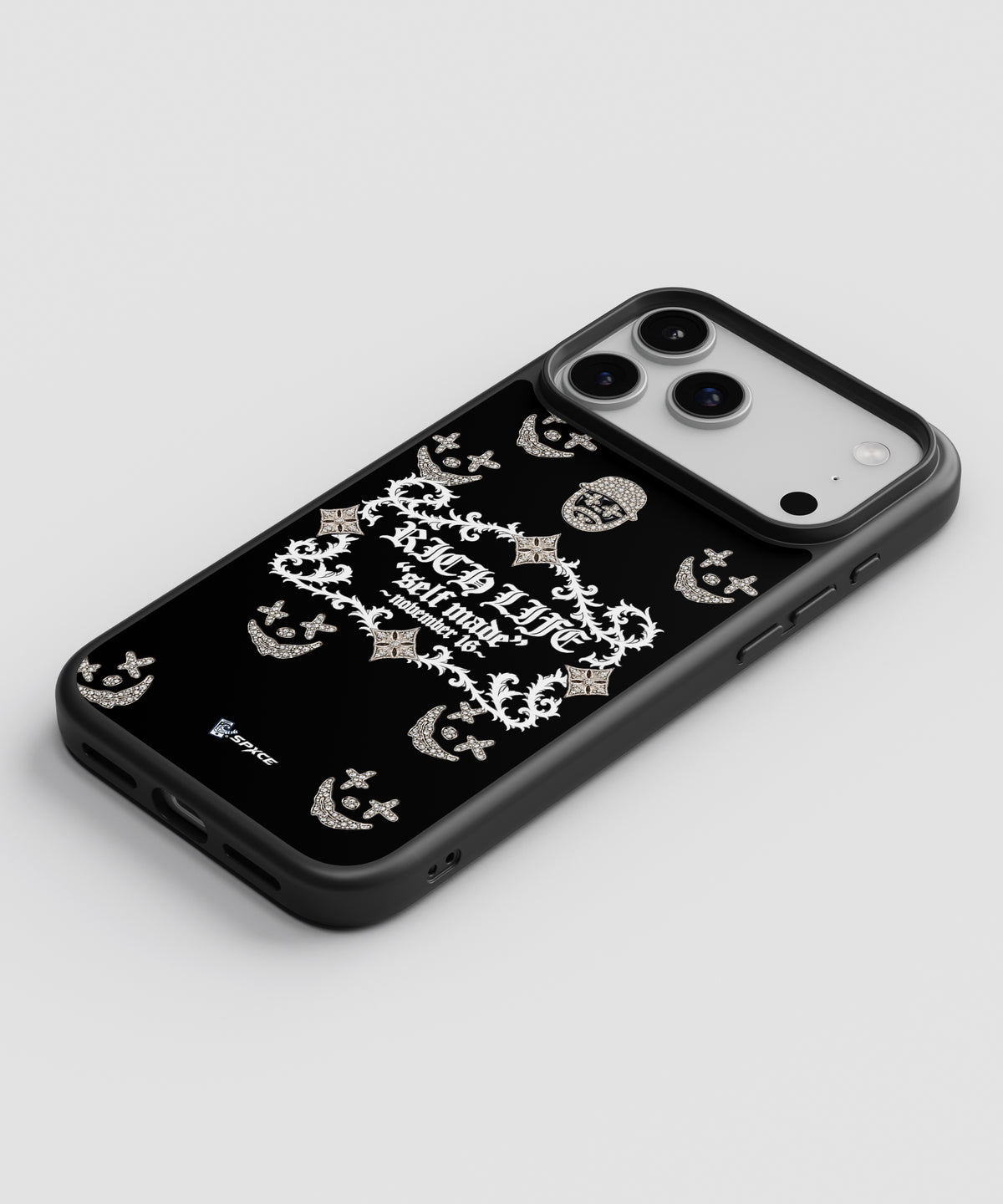 Funda Case Barbas Hats x Rico o Muerto "Rich Life Black"