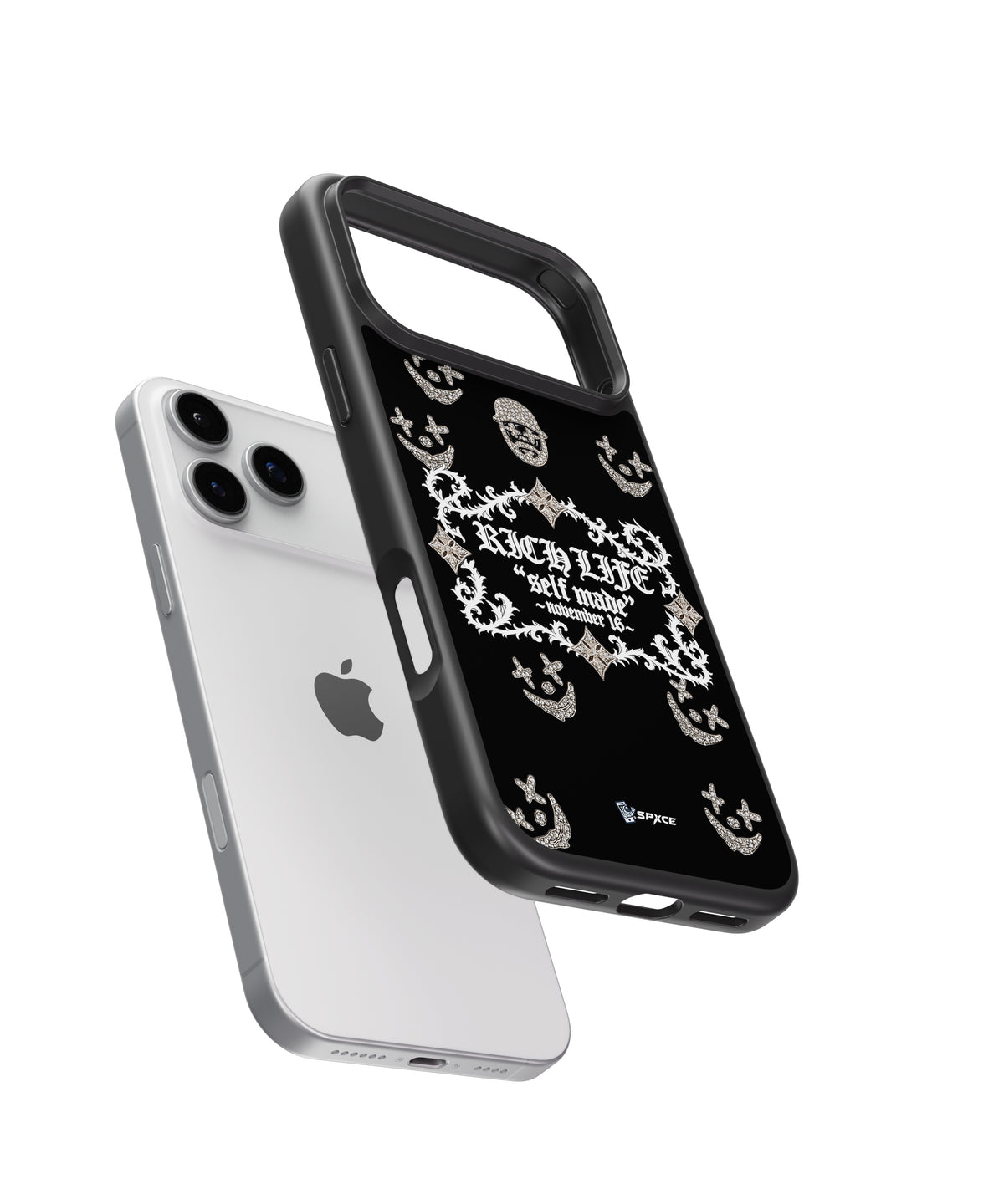 Funda Case Barbas Hats x Rico o Muerto "Rich Life Black"