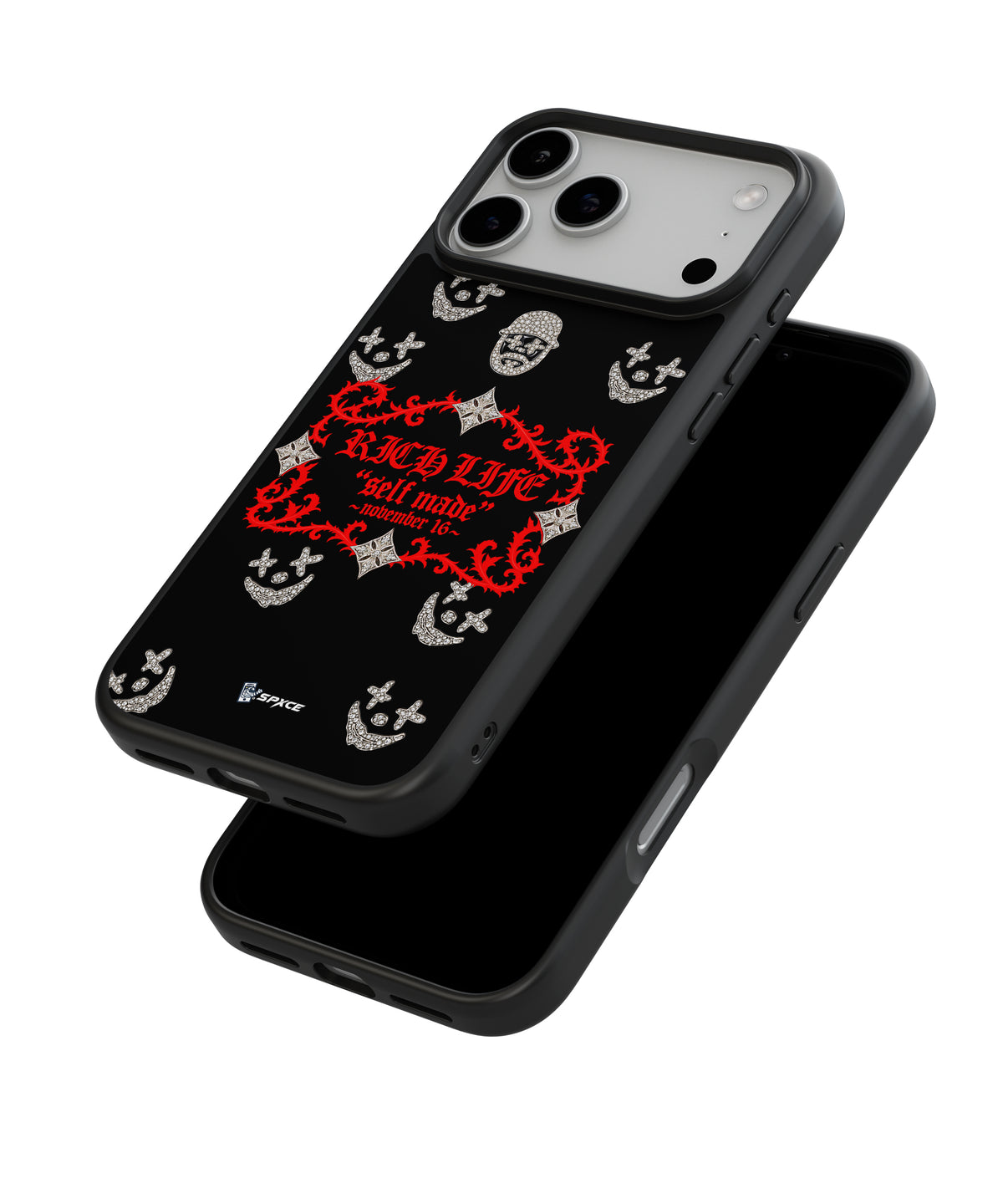 Funda Case Barbas Hats x Rico o Muerto "Rich Life Red"