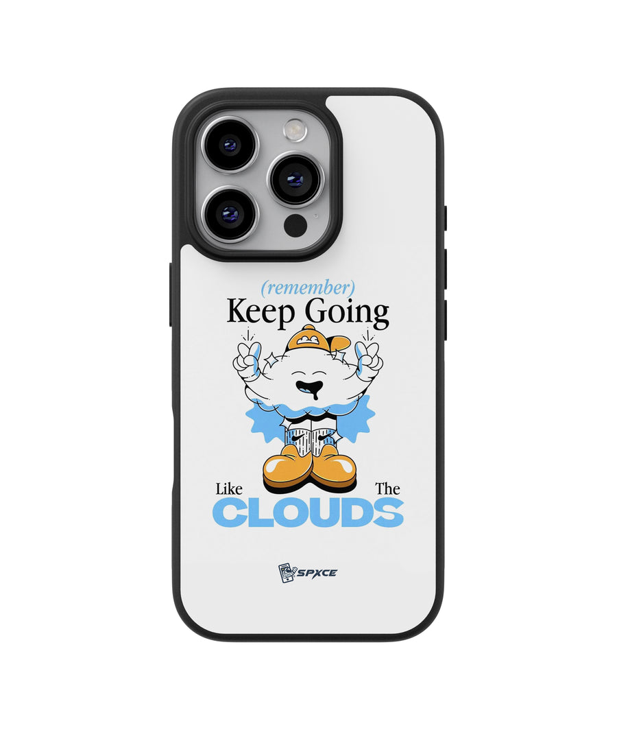 Funda Case Keep going like clouds