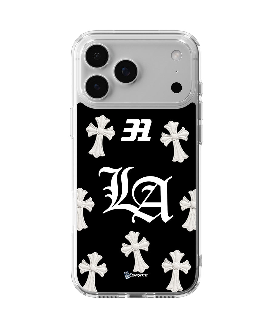 Funda Case Uso Rudo 31 Hats "LA White Chrome" Thirty One Hats