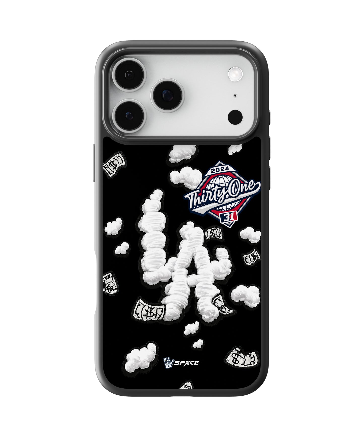 Funda Case 31 hats "LA Money On Cloud Black" Thirty One hats