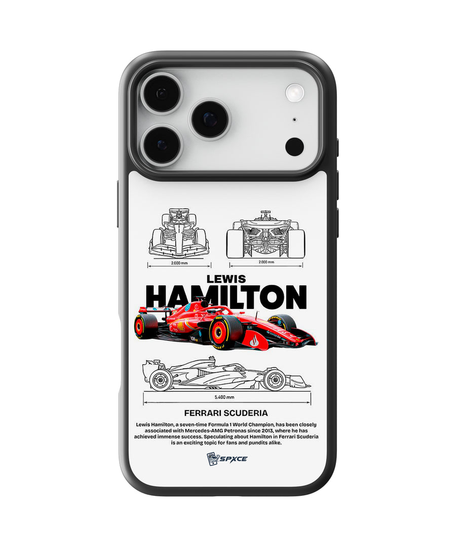Funda Case "Lewis Hamilton Formula 1 Car Project"