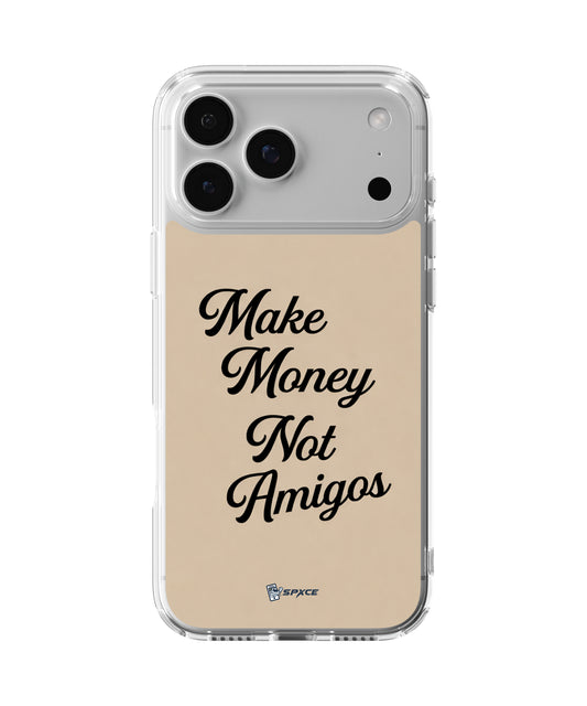 Funda Case Uso Rudo Dandy hats "Make Money Not Amigos" Beige