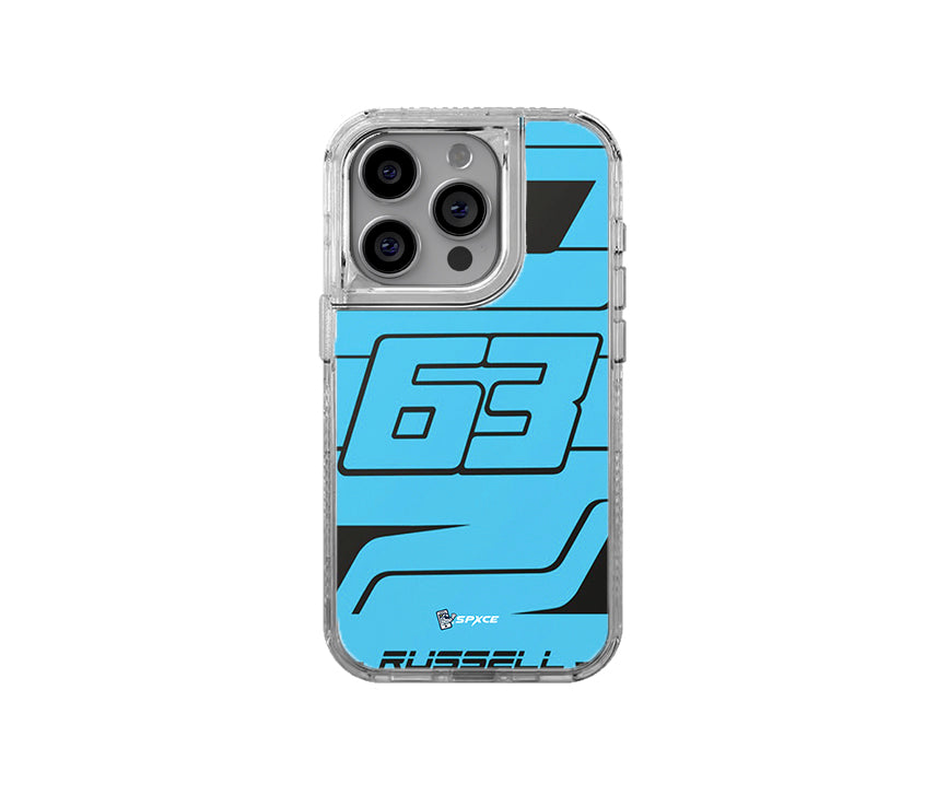 Funda Case Russell 63 Formula 1 Blue