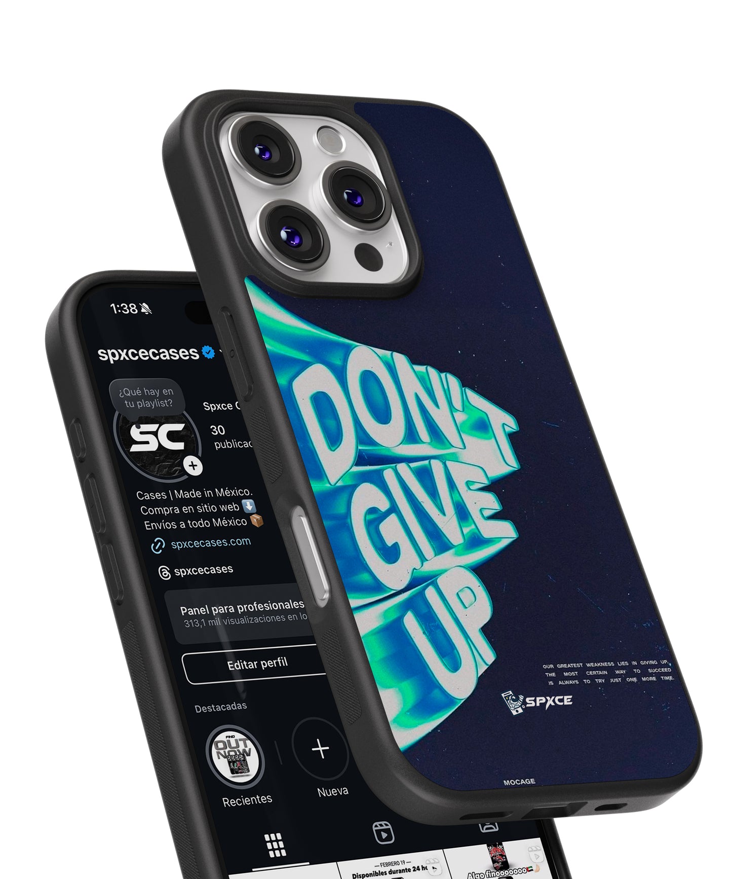 Funda Case Don´t Give up
