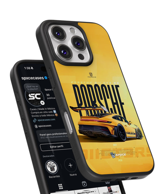 Funda Case Porsche 911 Gt3 rs Yellow